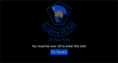 Desktop Screenshot of legionofsin.com